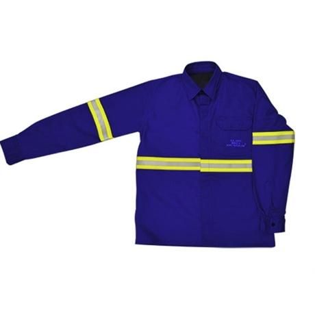 Camisa Anti-chama Para Uso Eletricista Norma Nr10  Azul Royal C.A. 36102/30975