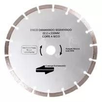 Disco de corte segmentado com corte a seco 22.2x230mm. Marca CONCEPT