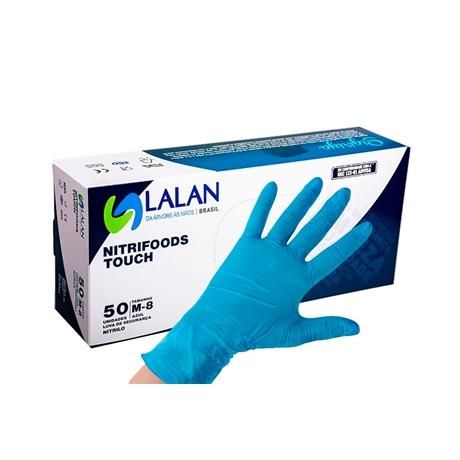 Luva Nitrifoods Touch Com 50 Unidades – LALAN C.A. 39569