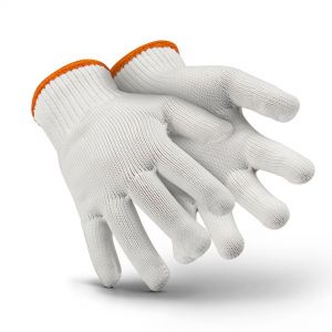 Luva Tricotada Branca Super Safety - C.A. 37317
