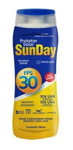 Protetor Solar FPS 30 200ml  Sunday